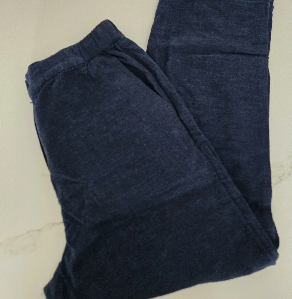 NWT Banana Republic Tapered Linen-Blend Pull-On Pant